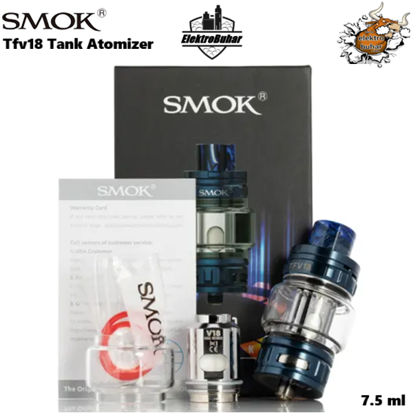 Smok Tfv18 Tank Atomizer, Smok Tfv 18 Tank Atomizer