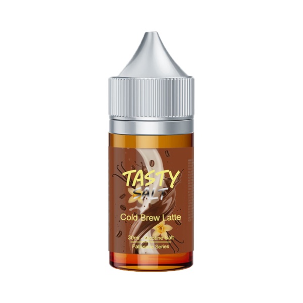 Tasty Cold Brew Latte Salt Likit, Tasty Cold Brew Latte Premium Salt Likit