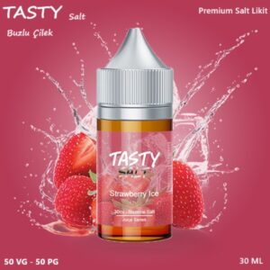 Tasty Strawberry Ice Salt Likit, Tasty Strawberry Ice Premium Salt Likit, Tasty Strawberry Ice 30 ml Salt Likit