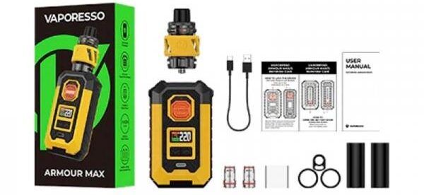 Vaporesso Armour Max Kutu İçeriği