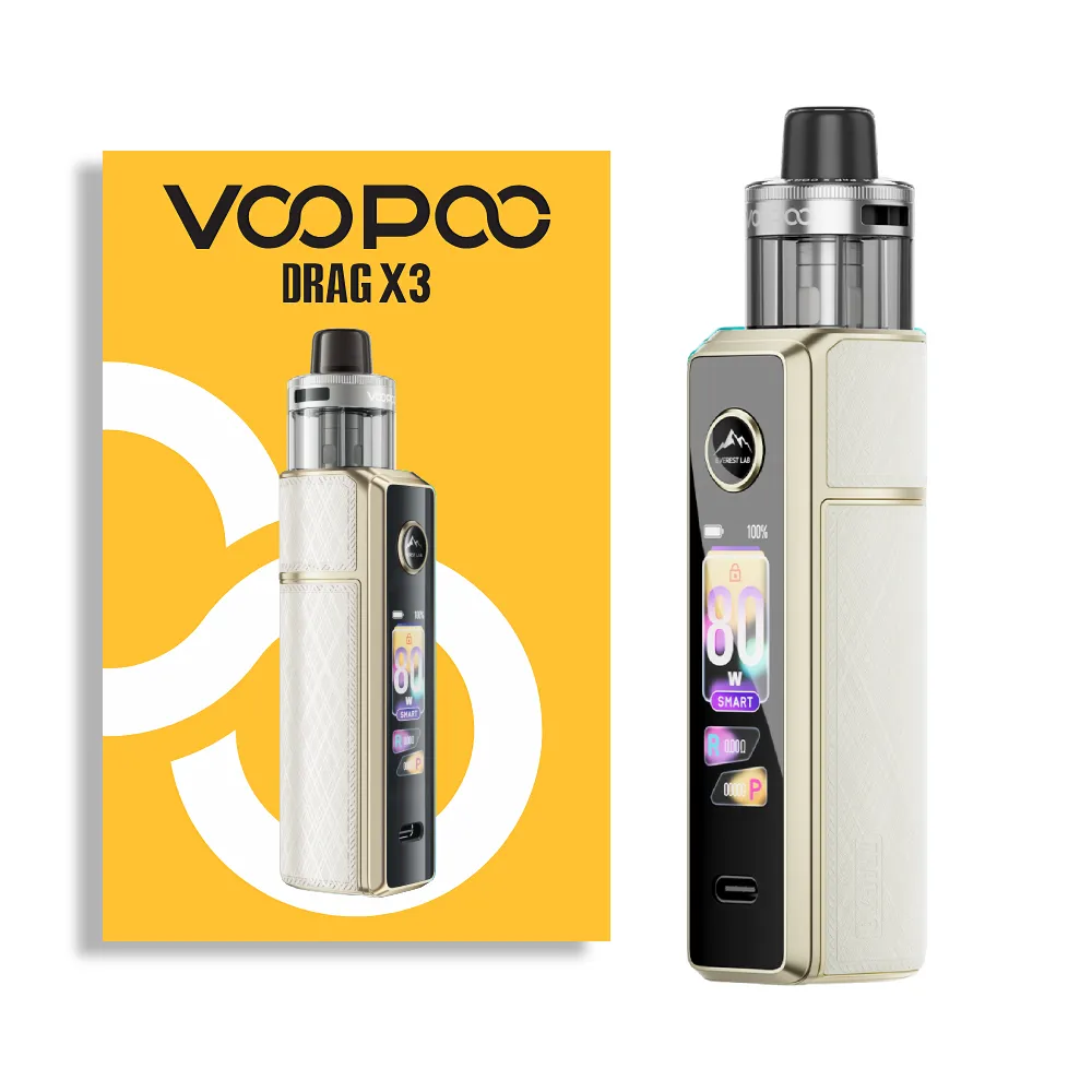 Voopoo Drag X3 Champagne Golden, Voopoo DragX3 Champagne Gloden