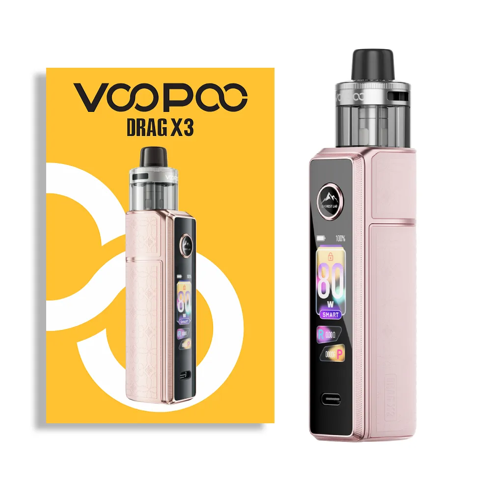 Voopoo Drag X3 Glow Pink, Voopoo DragX3 Glow Pink