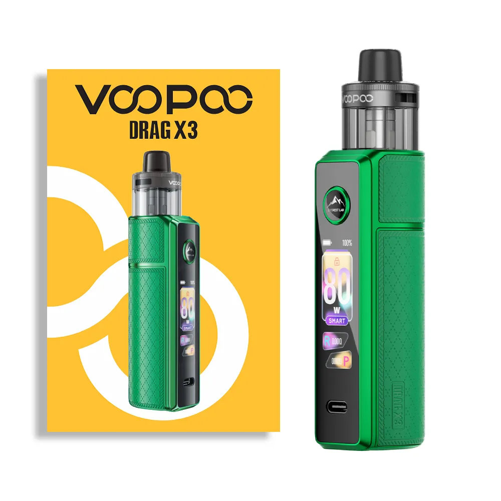 Voopoo Drag X3 Moss Green, Voopoo DragX3 Moss Green