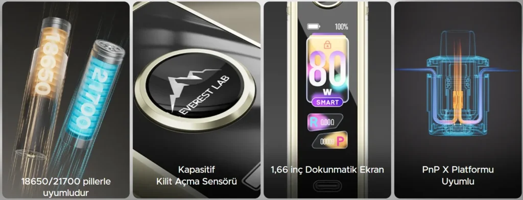 Voopoo Drag X3 Özellikleri, Voopoo DragX3 Özellikleri