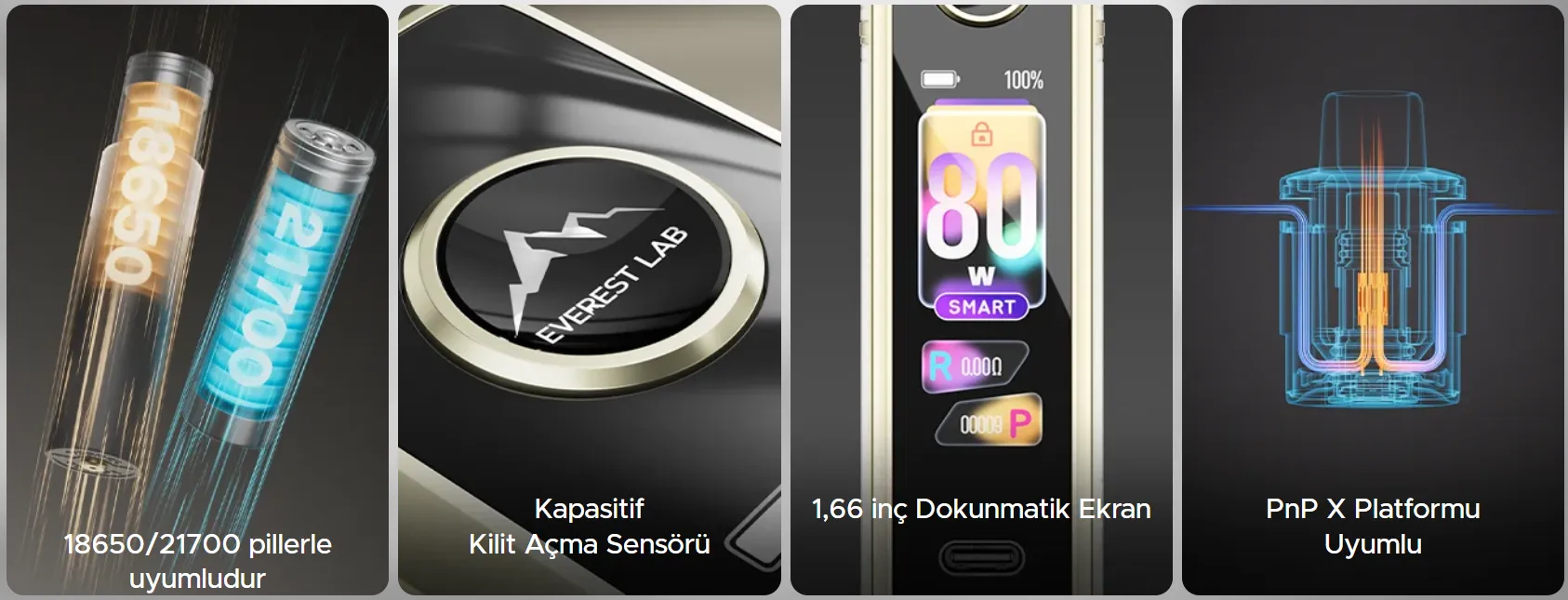 Voopoo Drag X3 Özellikleri, Voopoo DragX3 Özellikleri