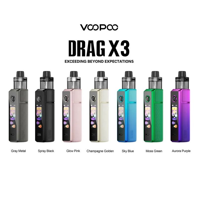 Voopoo Drag X3 Renk Çeşitleri, Voopoo DragX3 Renk Çeşitleri