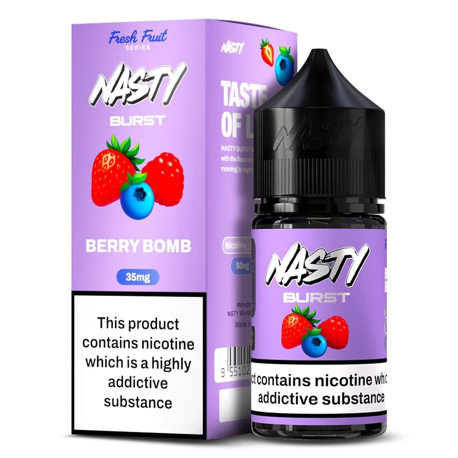 Nasty Brust Berry Bomb Salt Likit