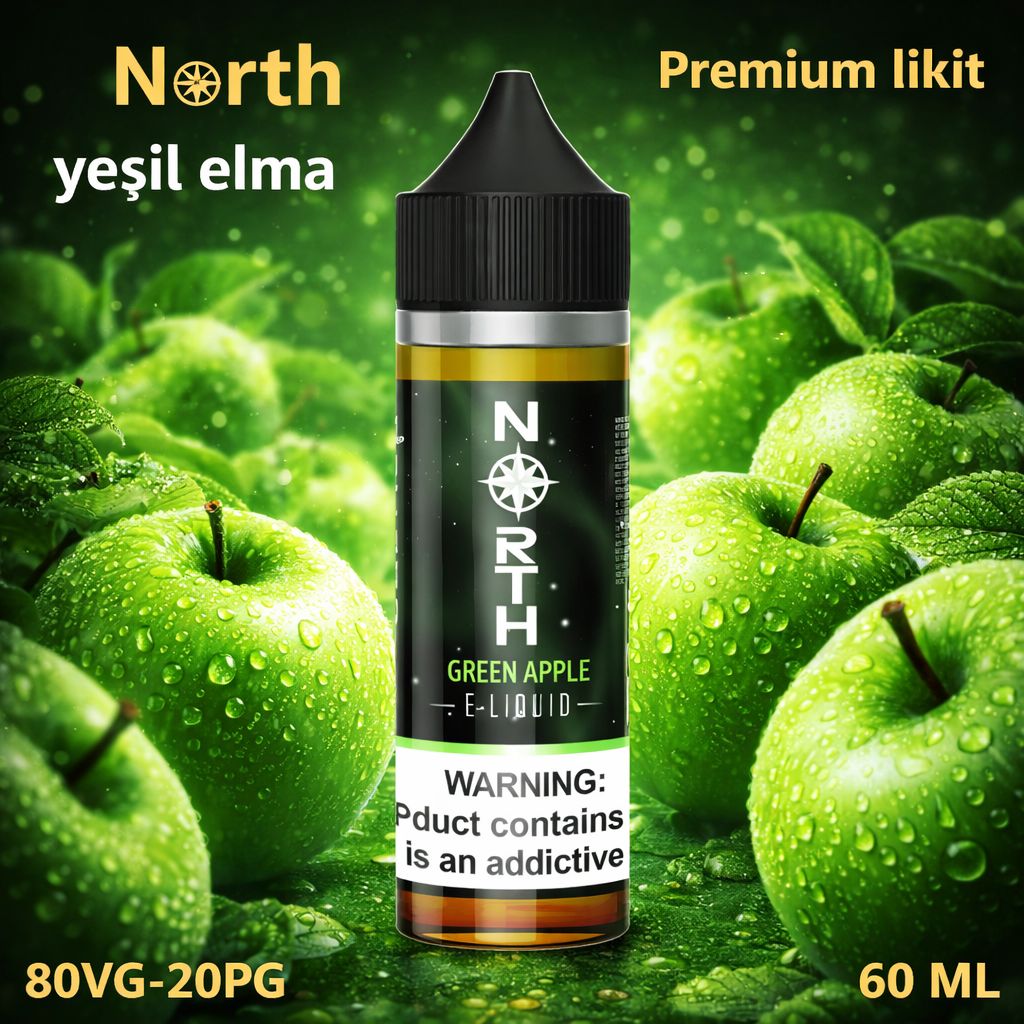 North Green Apple Likit 60 ml