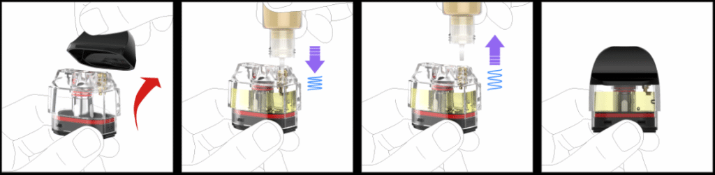 Smok Nord 6 Pod Kit Likit Dolum Uygulaması