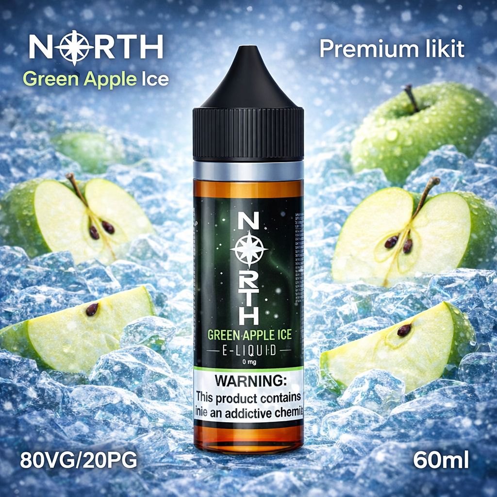 North Green Apple Ice Likit 60 ml