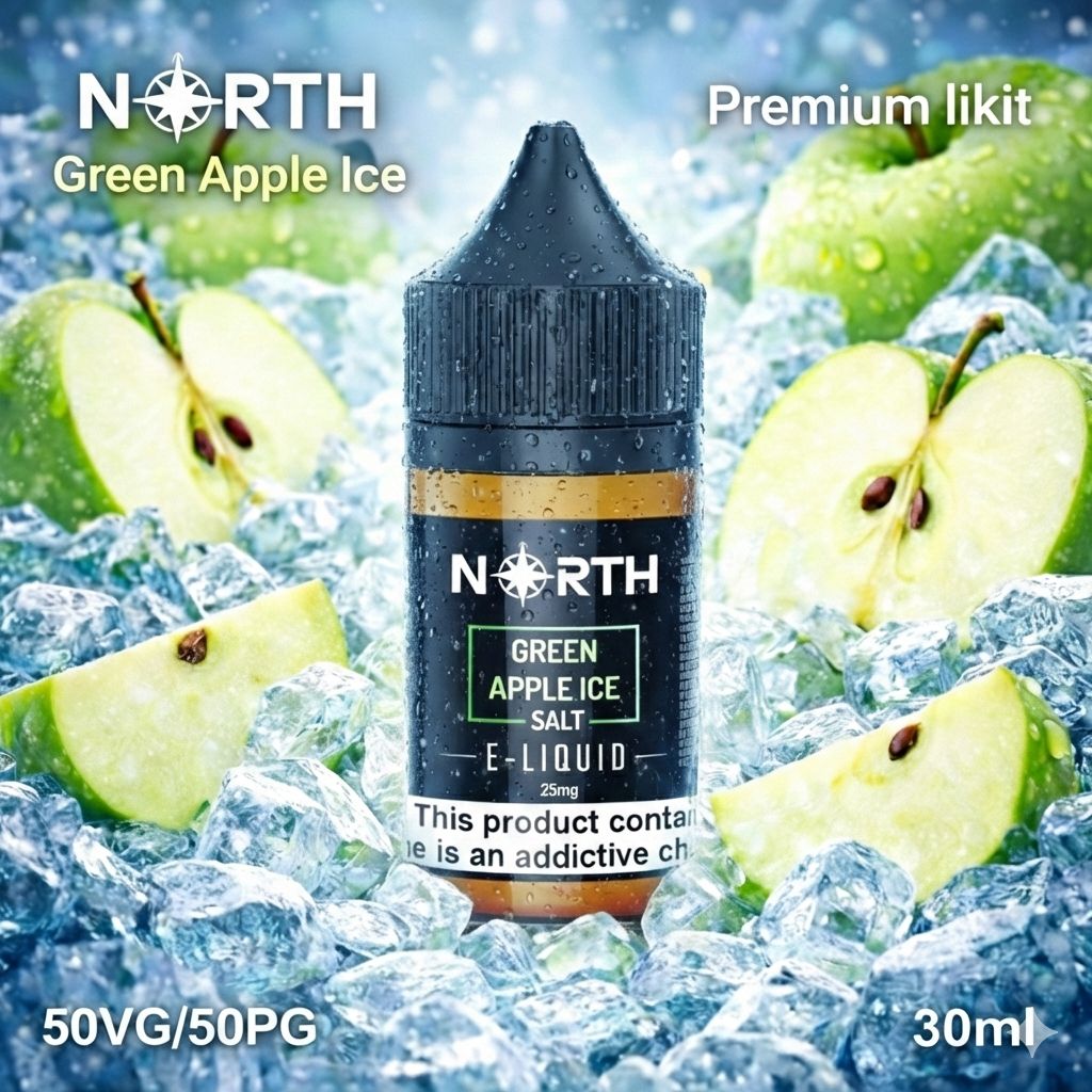 North Green Apple Ice Salt Likit