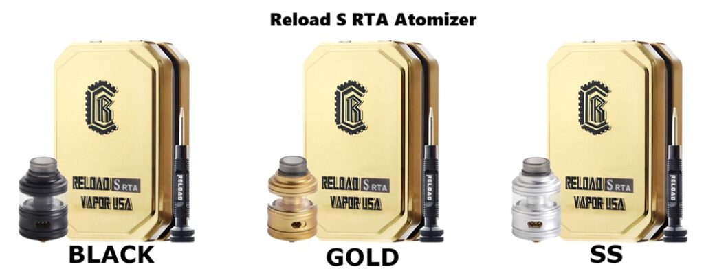 Reload S RTA Atomizer Renk Çeşitleri