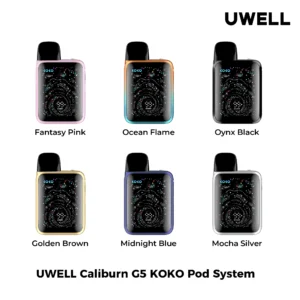 Uwell Caliburn G5 Koko Renk Çeşitleri