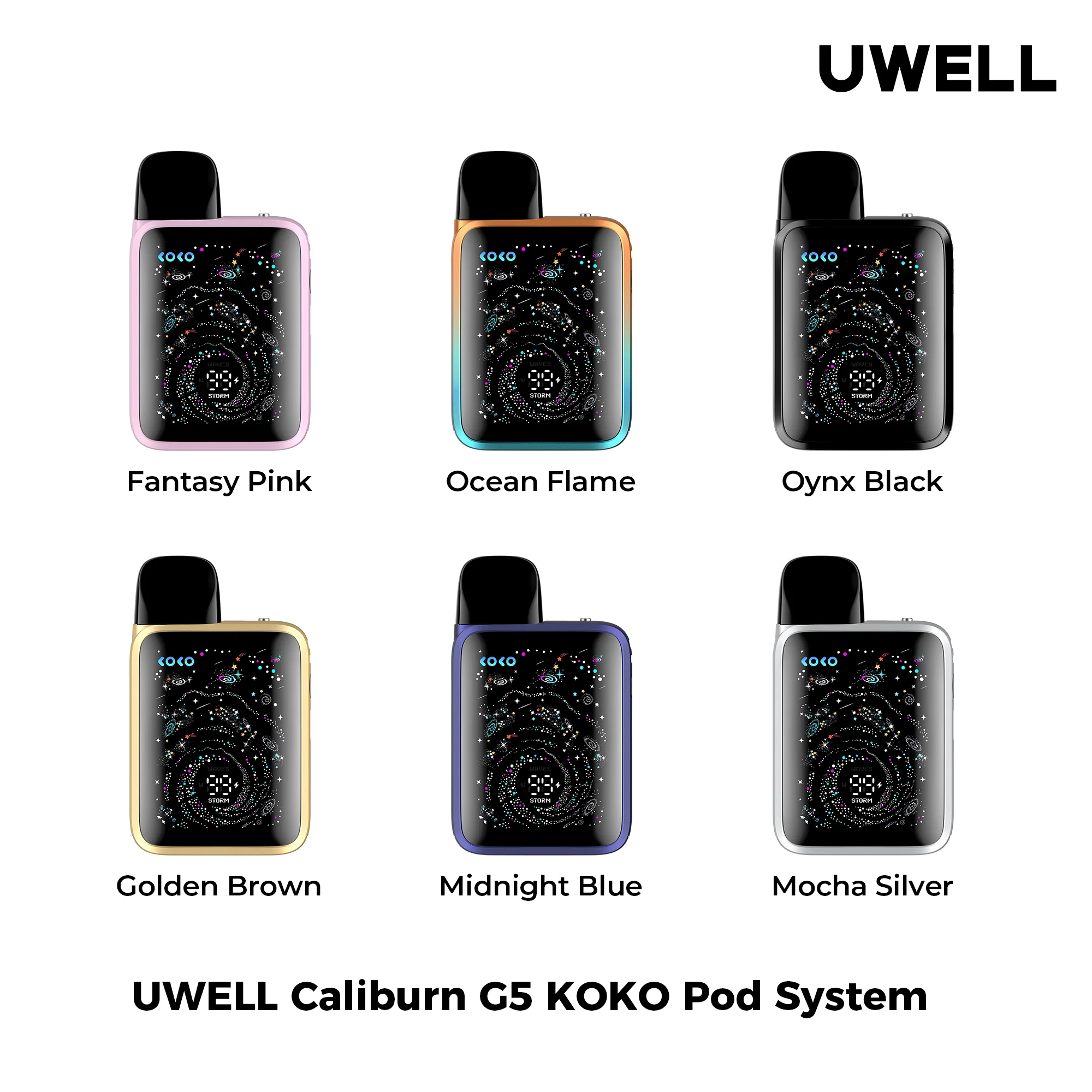 Uwell Caliburn G5 Koko Renk Çeşitleri