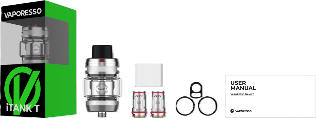Vaporesso ITank Dual Mesh Atomizer Kutu İçeriği