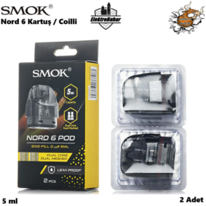 Smok Nord 6 Kartuş Dolu Kartuş, Smok Nord 6 Kartuş Kendinden Coilli, Smok Nord6 Kartuş Dolu, Smok Nord6 Kartuş Kendinden Coilli