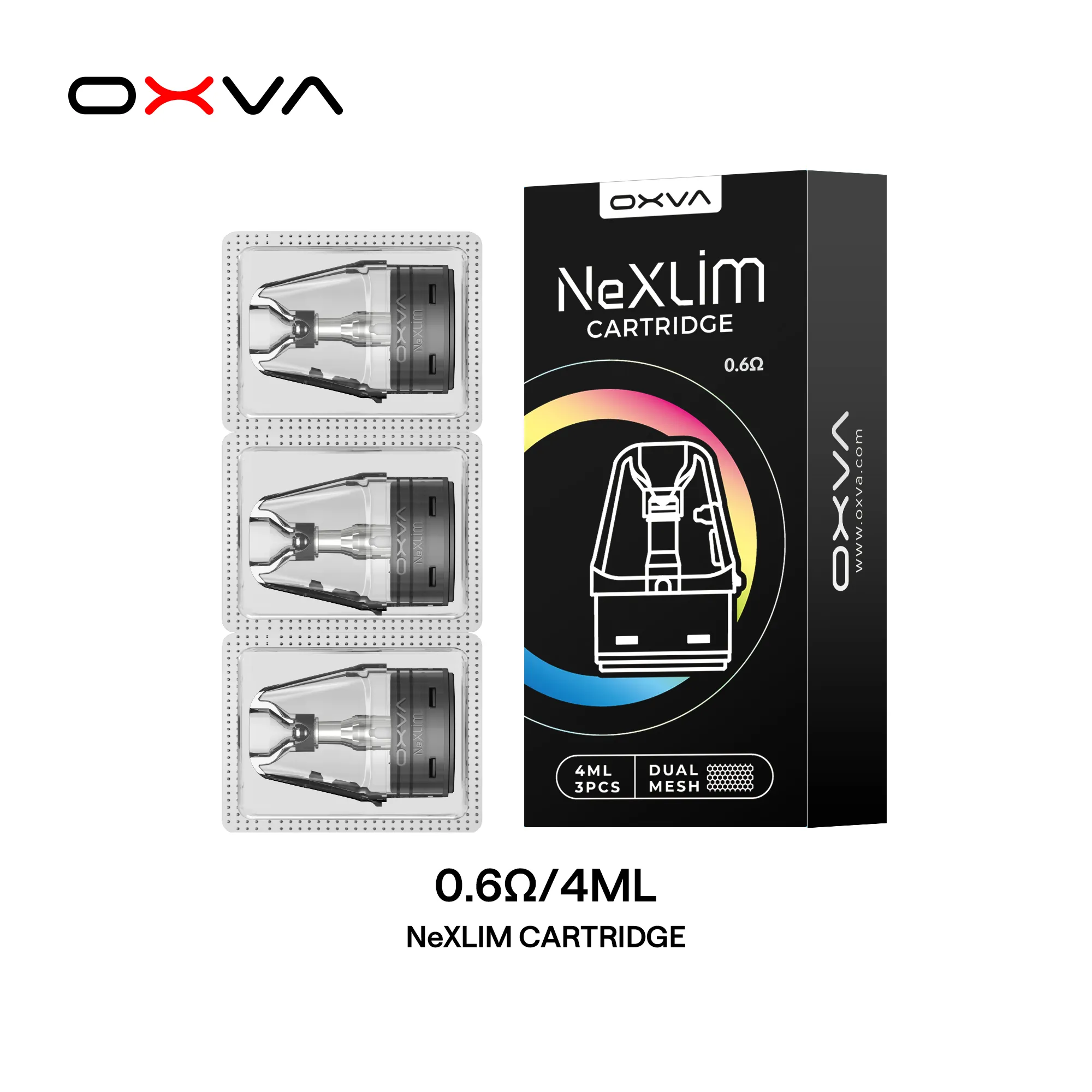 Oxva Nexlim Kartuş 0.6, Oxva Nexlim 0.6 Kartuş, Oxva Nexlim 0.6 ohm Kartuş