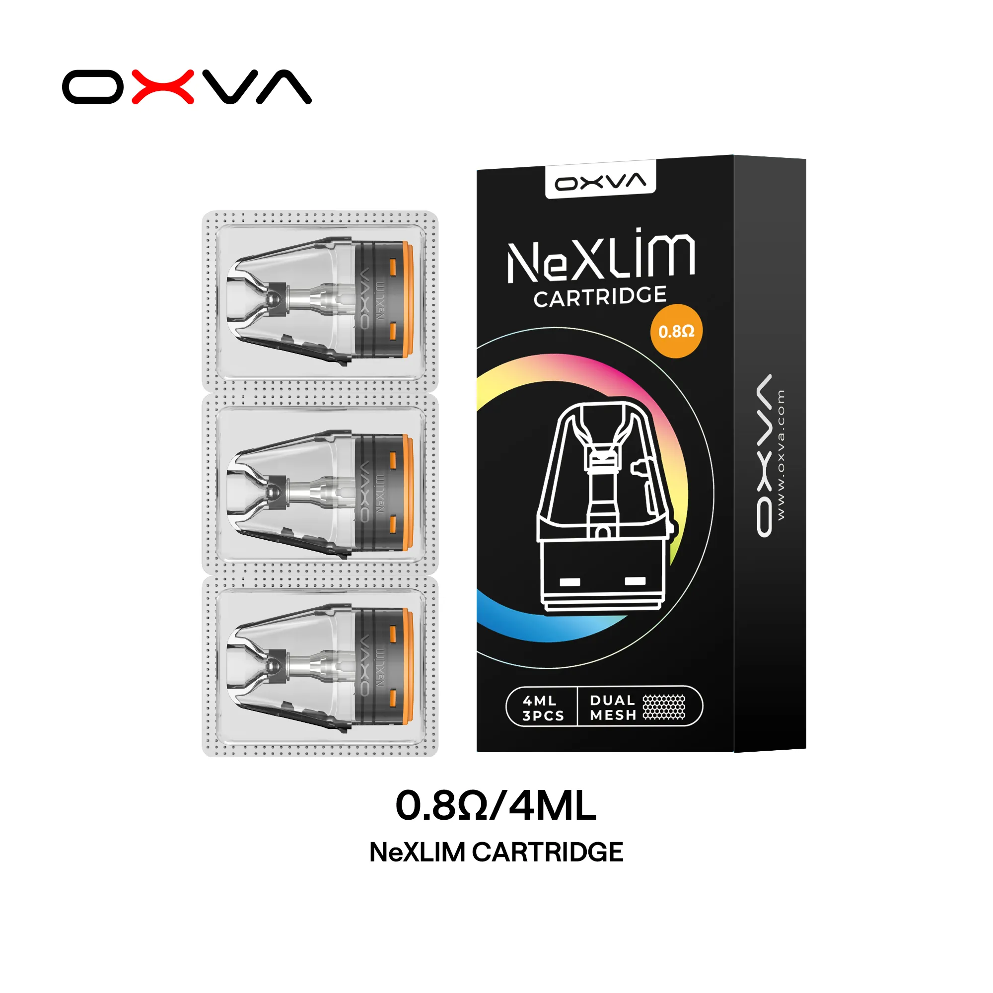 Oxva Nexlim Kartuş 0.8, Oxva Nexlim 0.8 Kartuş, Oxva Nexlim 0.8 ohm Kartuş