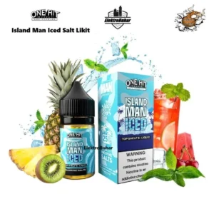 One Hit Wonder Island Man Iced Salt Likit 30ml, One Hit Wonder Island Man Iced Premium Salt Likit 30 ml
