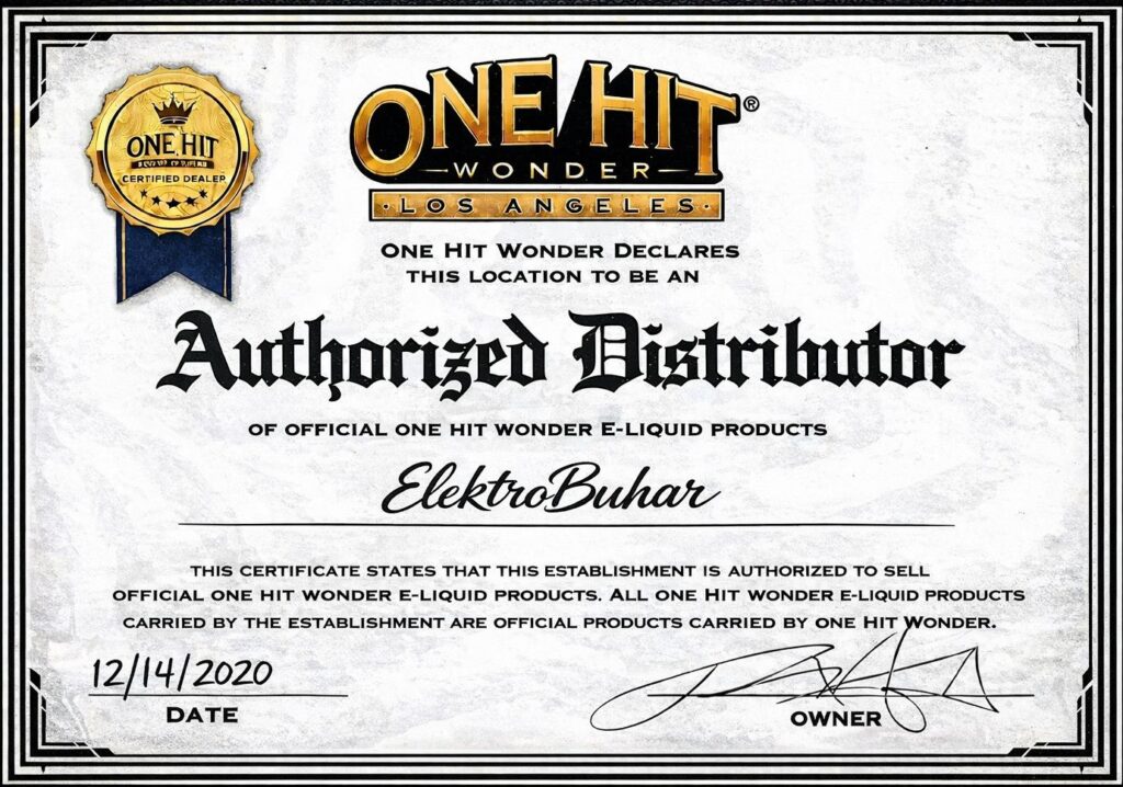 One Hit Wonder Island Man Salt Likit 30ml, One Hit Wonder Salt Likit