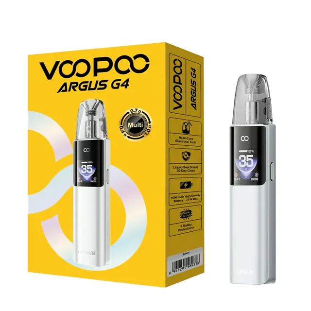 Voopoo Argus G4 Silver, Voopoo Argus G4 Gümüş Renk