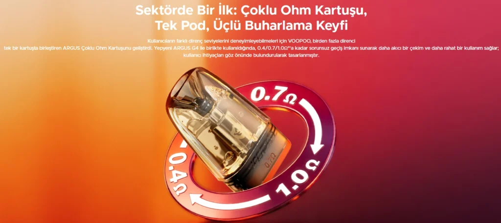 Voopoo Argus Multi Ohm Kartuş Parametreleri En Ucuz