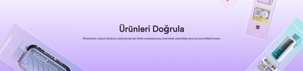 Vozol Orjinallik Sorgulama, Vozol Orjinallik Doğrulama