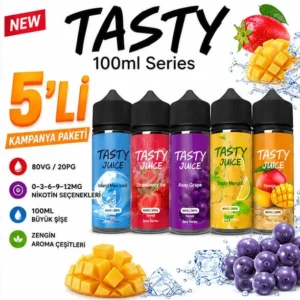 Tasty Likit 100ml 5 li Kampanya