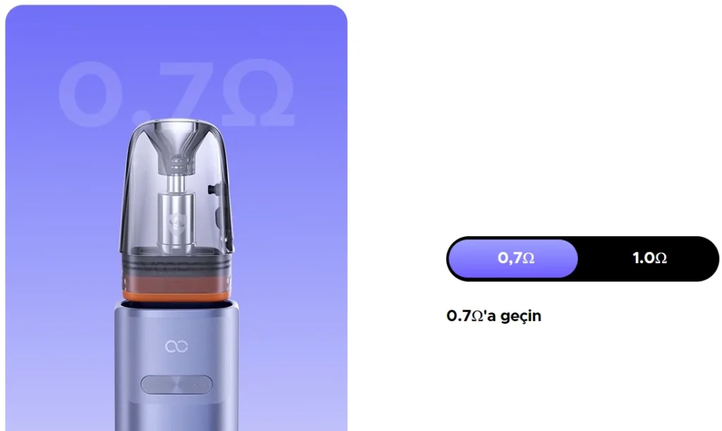 Voopoo Argus G4 Mini Pod Elektronik Sigara Kartuş Özellikleri