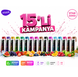 Vozol Star 20000 Puf 15 li Kampanya
