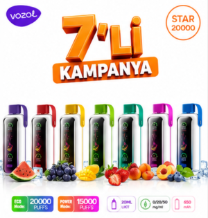 Vozol Star 20000 Puf 7 li Kampanya